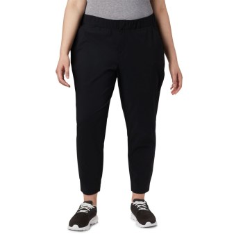 Columbia Firwood Camp II Plus Size, Pantalones Negros Para Mujer | 687031-TFZ